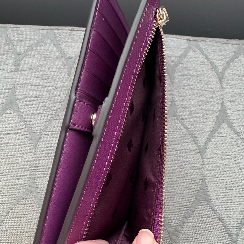 Kate Spade Plum Wallet - Picture 4 of 5